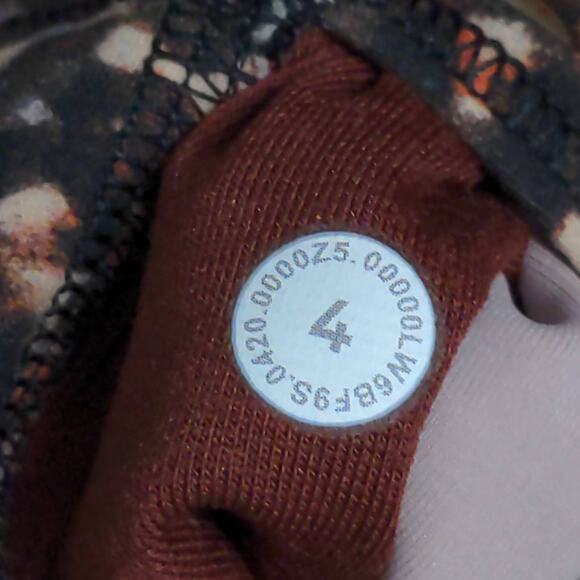 Lululemon Wunder Train High-Rise Crop 21" Leggings Pants Spotted Yoga Capris 4 - Picture 10 of 11